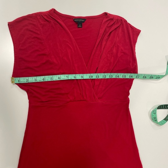 JACOB Red V-Neck Sleeveless Top ~ Size Small - Picture 9 of 14